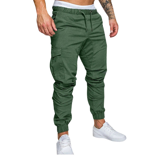 Fashion Men's Skinny Jeans Trousers Solid Color