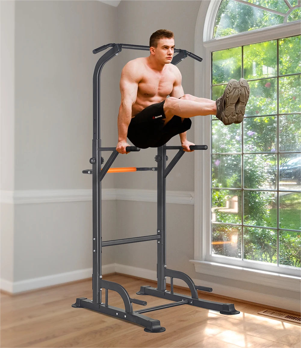 Adjustment Power Tower Pull Up Bar Dip Station