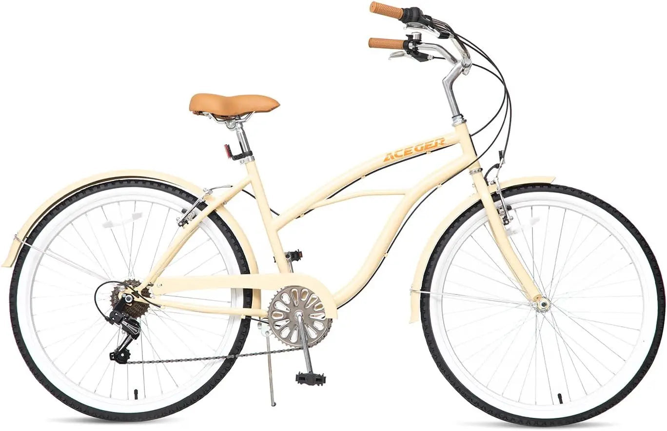 26 Inch Beach Cruiser Bike for Women