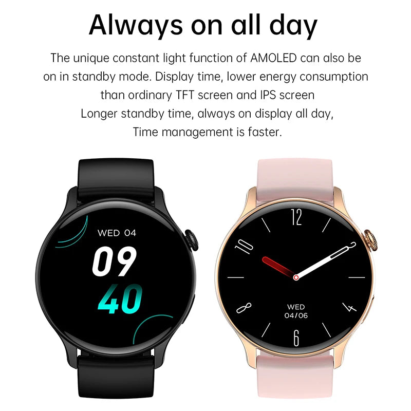 2024 New NFC Smart Watch Waterproof  Multifunction  with Bluetooth