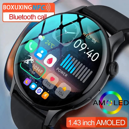 2024 New NFC Smart Watch Waterproof  Multifunction  with Bluetooth