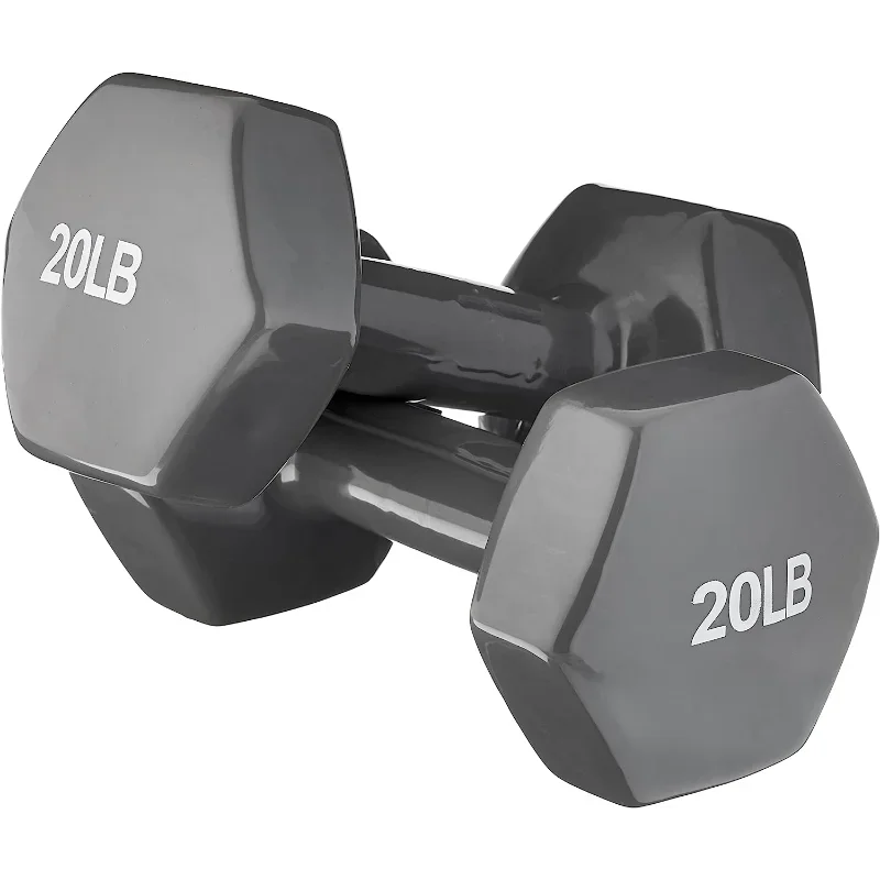 Vinyl Hexagon Workout Dumbbells