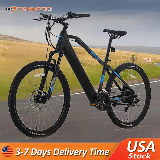 21 Speed 27.5” Electric Bike 500W 48V 11.6Ah Removable Battery