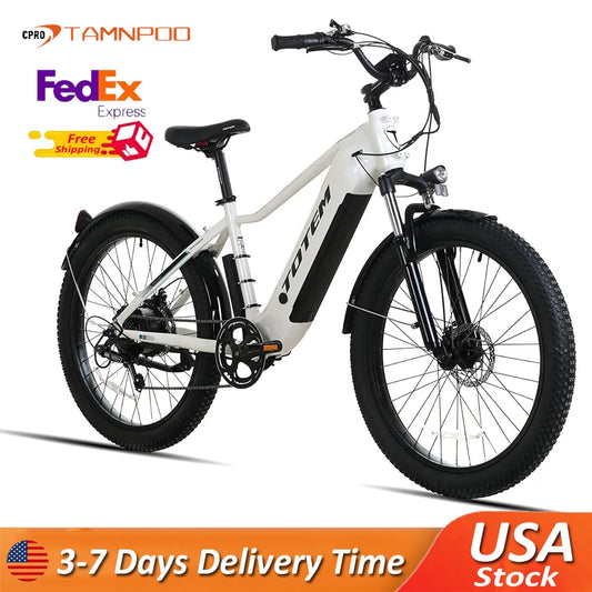 Electric Bike 750W Motor 48V 15Ah Removable Battery