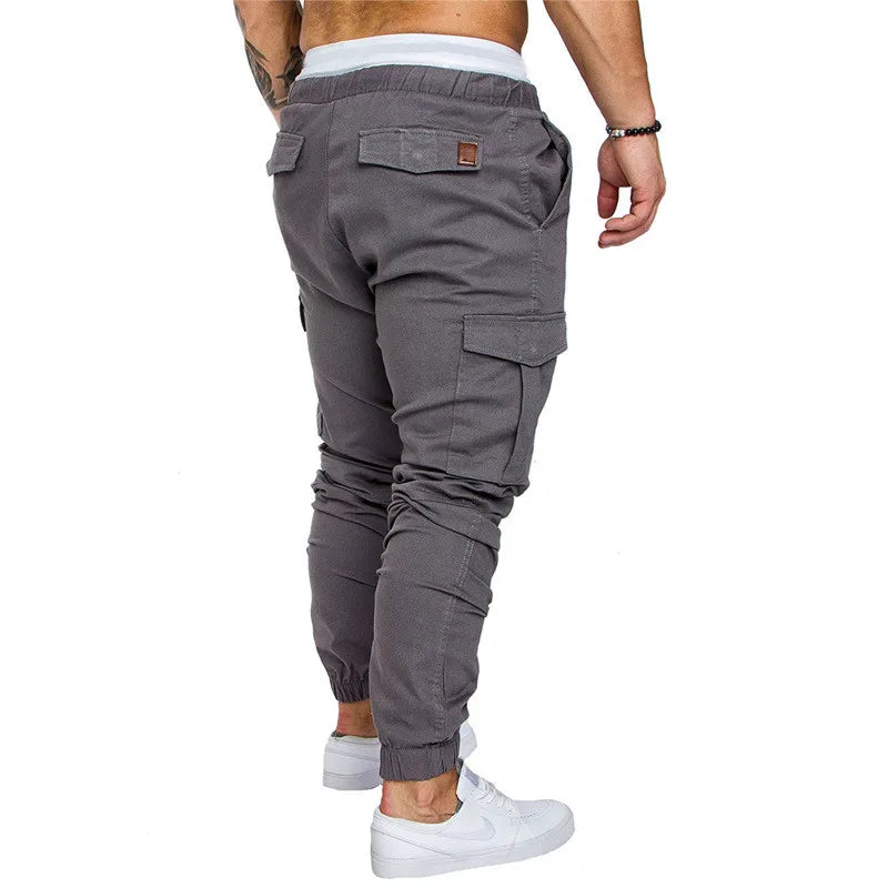 Fashion Men's Skinny Jeans Trousers Solid Color